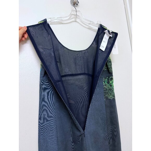 NWT Akris Punto Surfer Print Park Picnic Marina Sail Boats Water Dress Blue 8 - Picture 13 of 13